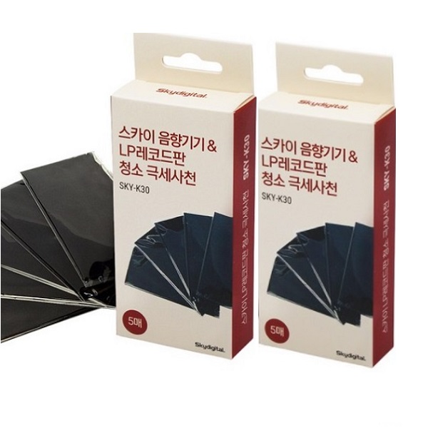 턴테이블 LP 클리너  레코드판 엘피판청소  K30극세사융 5P 2SET 18,900원