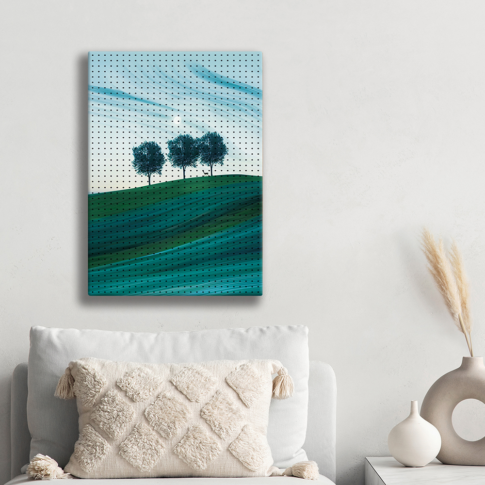 타공판닷컴 솔리드 원형 타공판 800x1000mm + 타공판 걸이 세트, 미드나잇 브리즈, 1개 77,890원