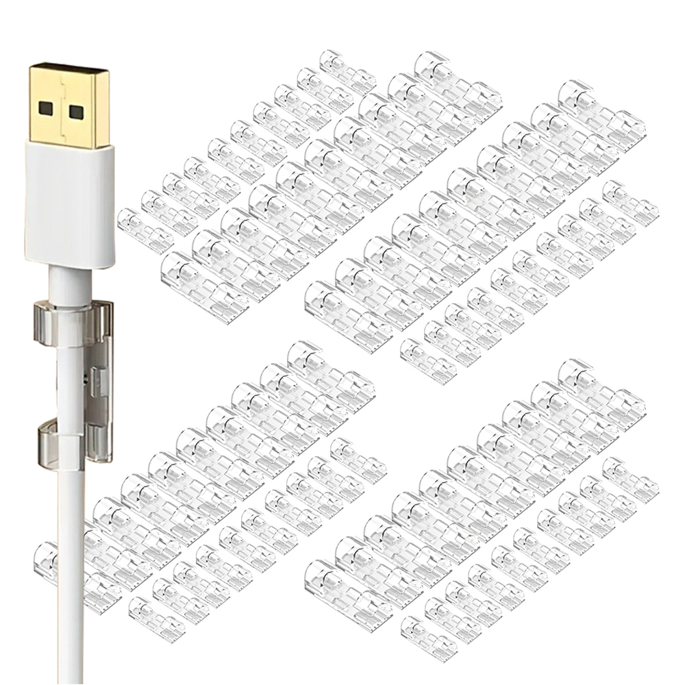 아케이바이 케이블 정리 클립 2종 x 10p 세트, 투명, 4세트 12,980원