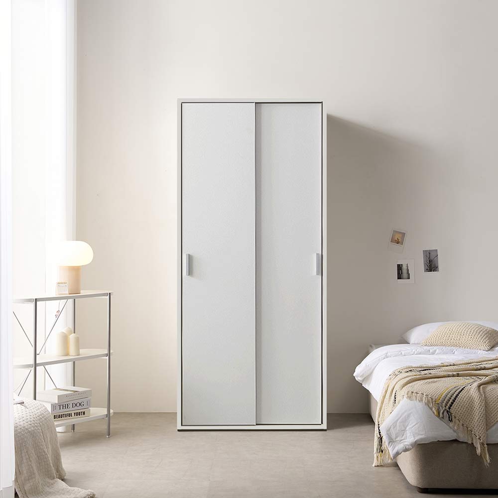 웰튼 모노800 슬라이딩 옷장 이불장 장롱( 800긴문장 1통), 화이트-도어옷장 95,000원