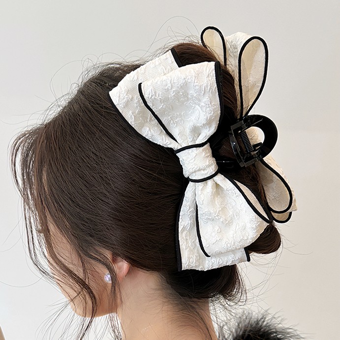 메이조아 왕리본 올림머리 헤어 집게핀 9,990원