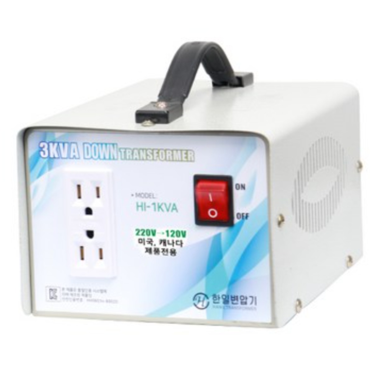 3k 220-120 다운변압기 / 한일트랜스/도란스/ 미국제품을 한국에서 사용, 1개 69,000원