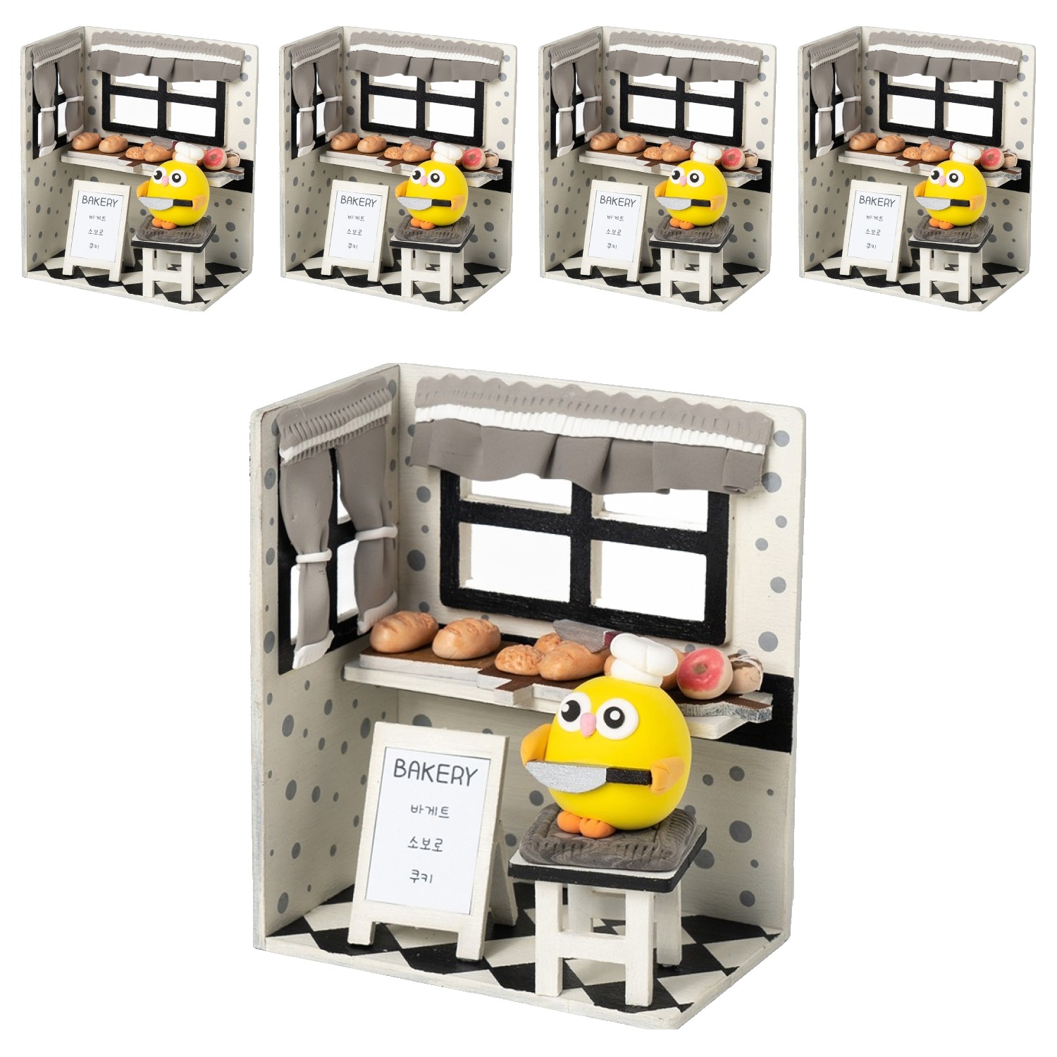 민화샵 미니어처 만들기 베이커리 UDPCL0261, 혼합색상, 5개 17,450원