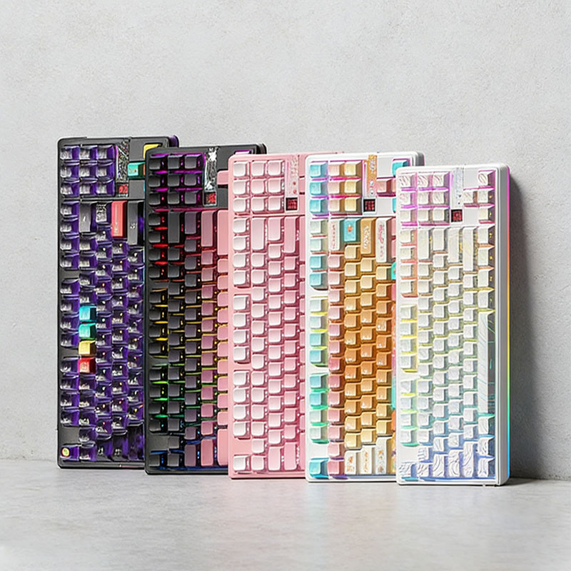 [Triton] 독거미 AULA F87Pro V2 유무선 게이밍 기계식 키보드 스마트 스크린 RGB 사무용 키보드 56,880원