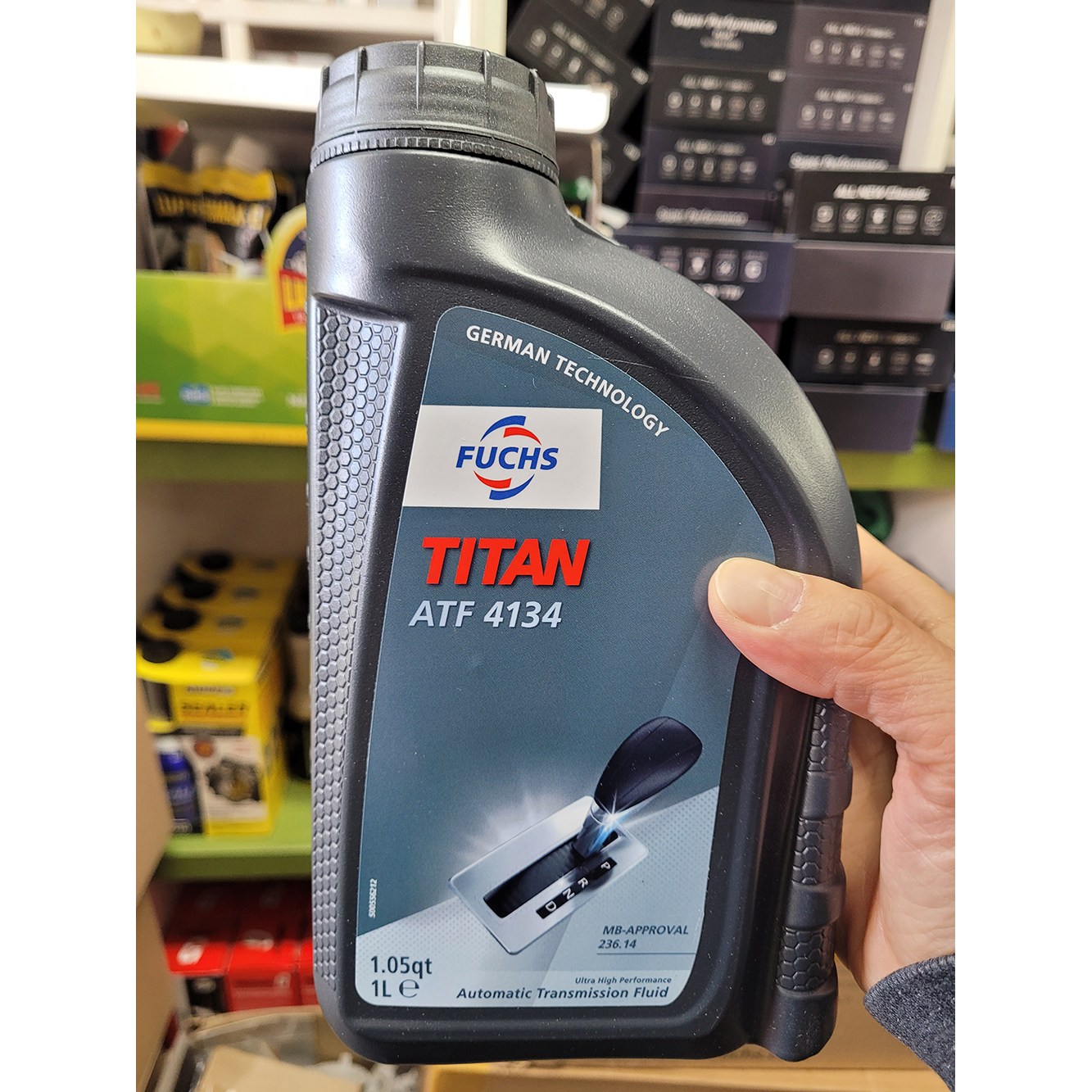 훅스 타이탄 ATF 4134 벤츠 쌍용차 자동변속기 미션오일 MB 236.14 1리터 15,500원