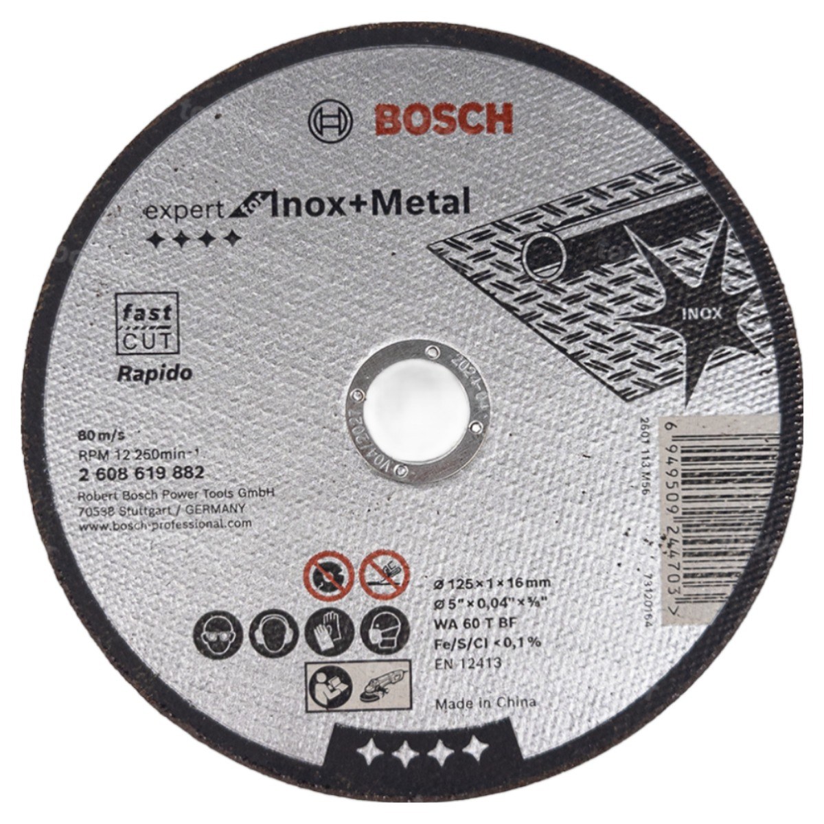 보쉬 125mm 절단석 그라인더날 커팅날 절단날 금속 메탈 스텐, 25개 24,750원