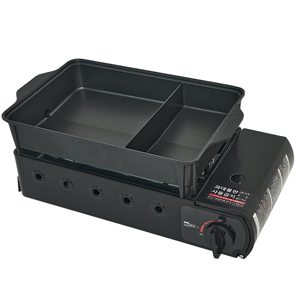 미닛츠 구이바다 휴대용 가스버너 캠핑버너 시그니쳐 블랙나인 M 2~3인용 MI-2022BL, 1세트 99,000원