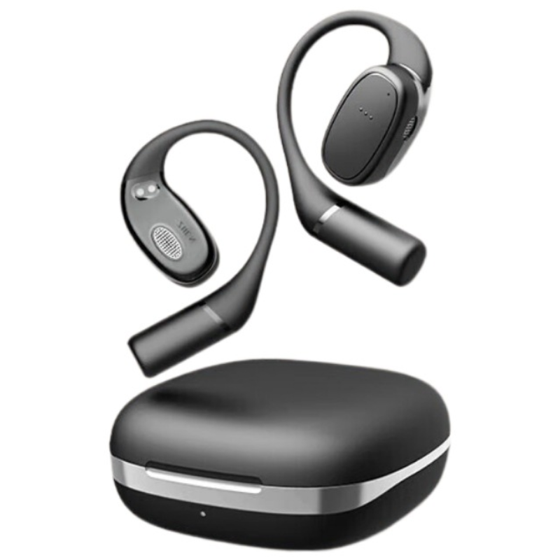 MOKIN IP54 방수 무선 블루투스 이어폰 노이즈 캔슬링 오픈 귀걸이형 스포츠 V49, 블랙 30,000원