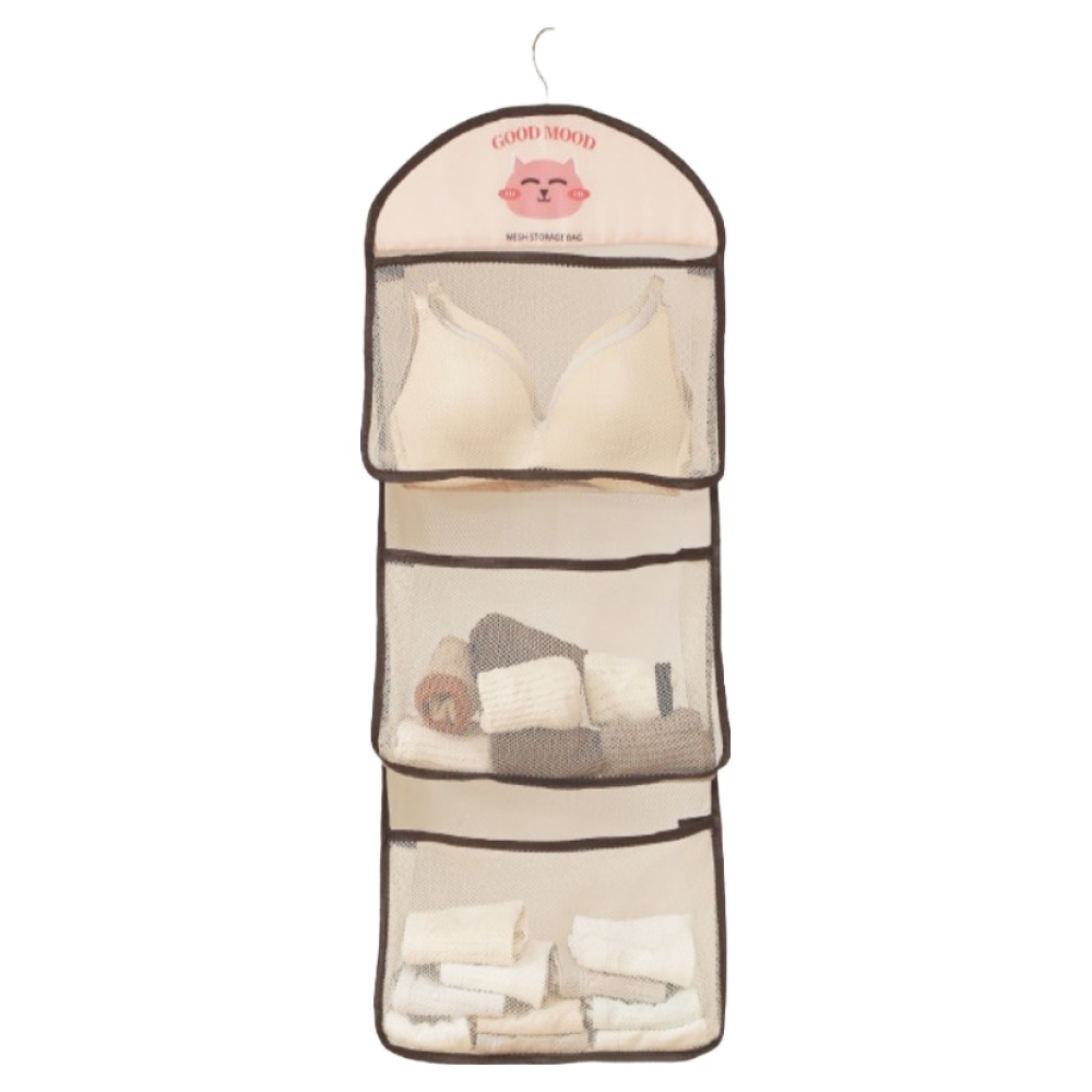 훈스픽 걸이형 메쉬 수납 정리 주머니, 고양이 7,100원