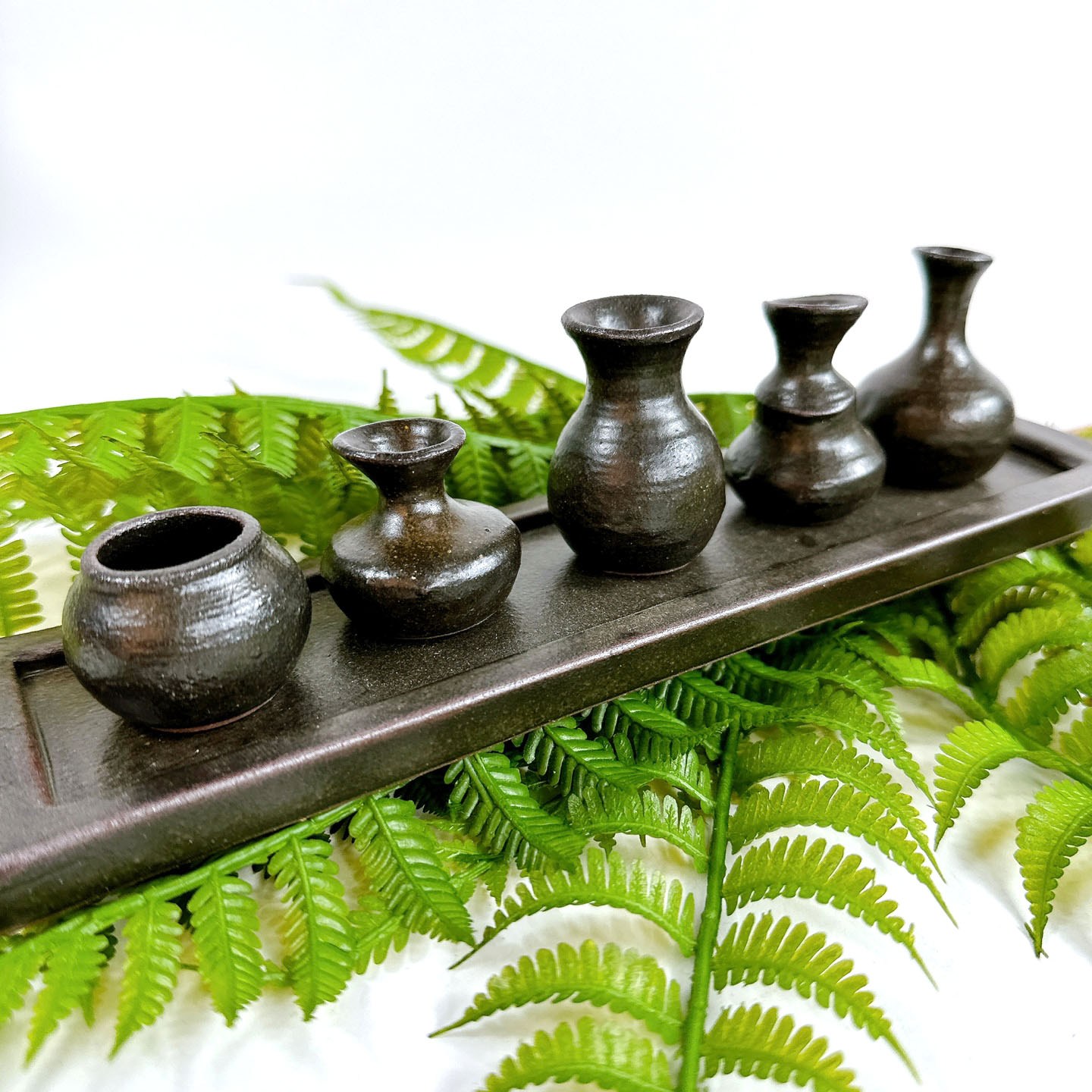 [왓위셀] 복이들어오는 미니 항아리 장독대 옹기 세트 9,900원