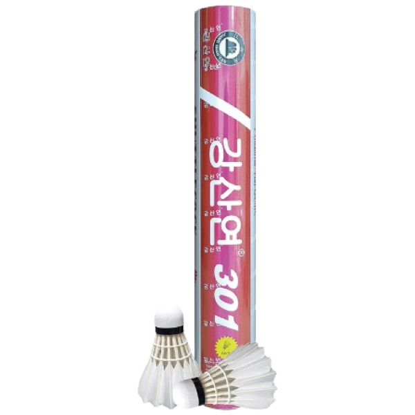 강산연 301 배드민턴 셔틀콕 동호인 시합용 배드민턴공, 1개 34,300원