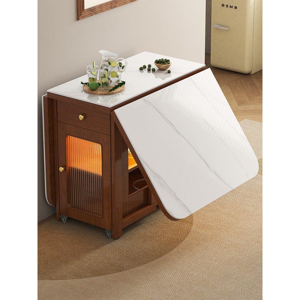 OBLY 확장형 아일랜드 식탁 조리대 홈카페분위기 세트 수납 정리함 621,600원