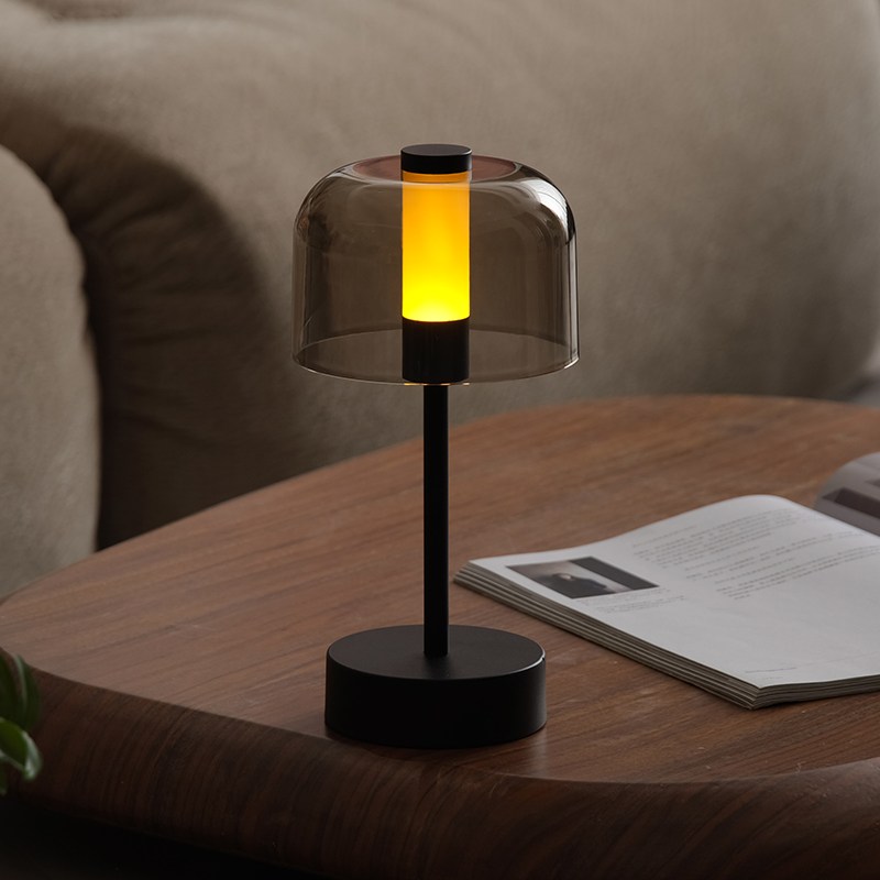 침실 무드등 밝기조절 무선 탁상등 LED 테이블 탁상 조명 충전 수면 전등 인테리어 침대 조명, 블랙, 1개 33,800원