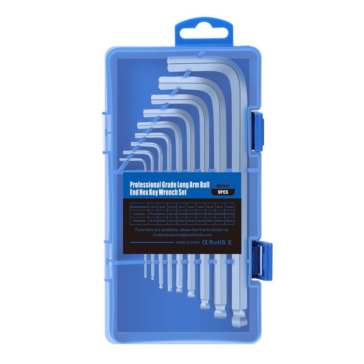 정철물 보관이 편리한 육각렌치  9종 세트 6,290원