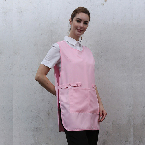 AP-937 양옆트임 핑크 원피스앞치마 (면혼방) 남여앞치마 카페식당 단체 홀 원피스 앞치마 서빙앞치마 홀앞치마 요리앞치마 12,000원