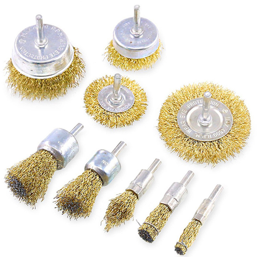 민크 폴리싱 전동 드릴 철사 브러쉬 청소솔, 1세트 11,600원