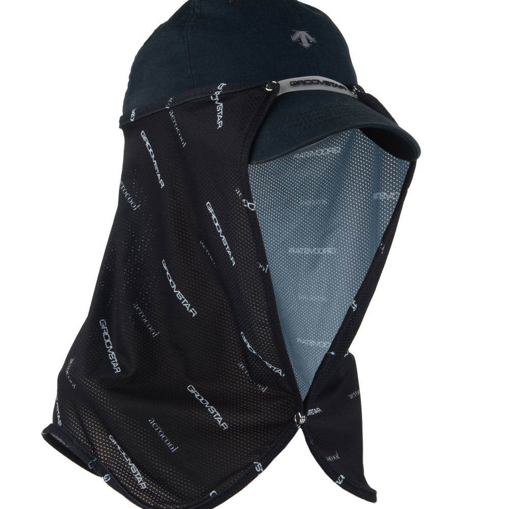 지원군몰 국산 에어로쿨 메쉬 모자 부착형 얼굴 자외선차단 햇빛가리개, 검정, 1개 9,940원