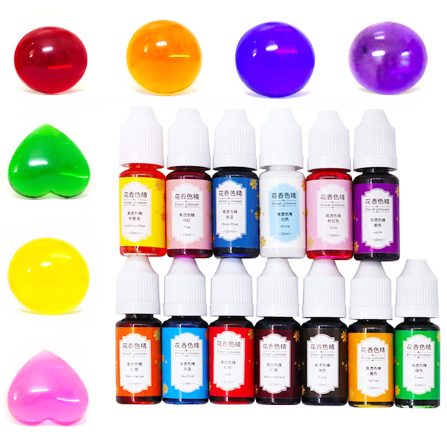 [드그라쎄] 레진 공예 조색제 13색 uv레진 크리스탈 에폭시, 14.13색 세트, 1개 14,500원