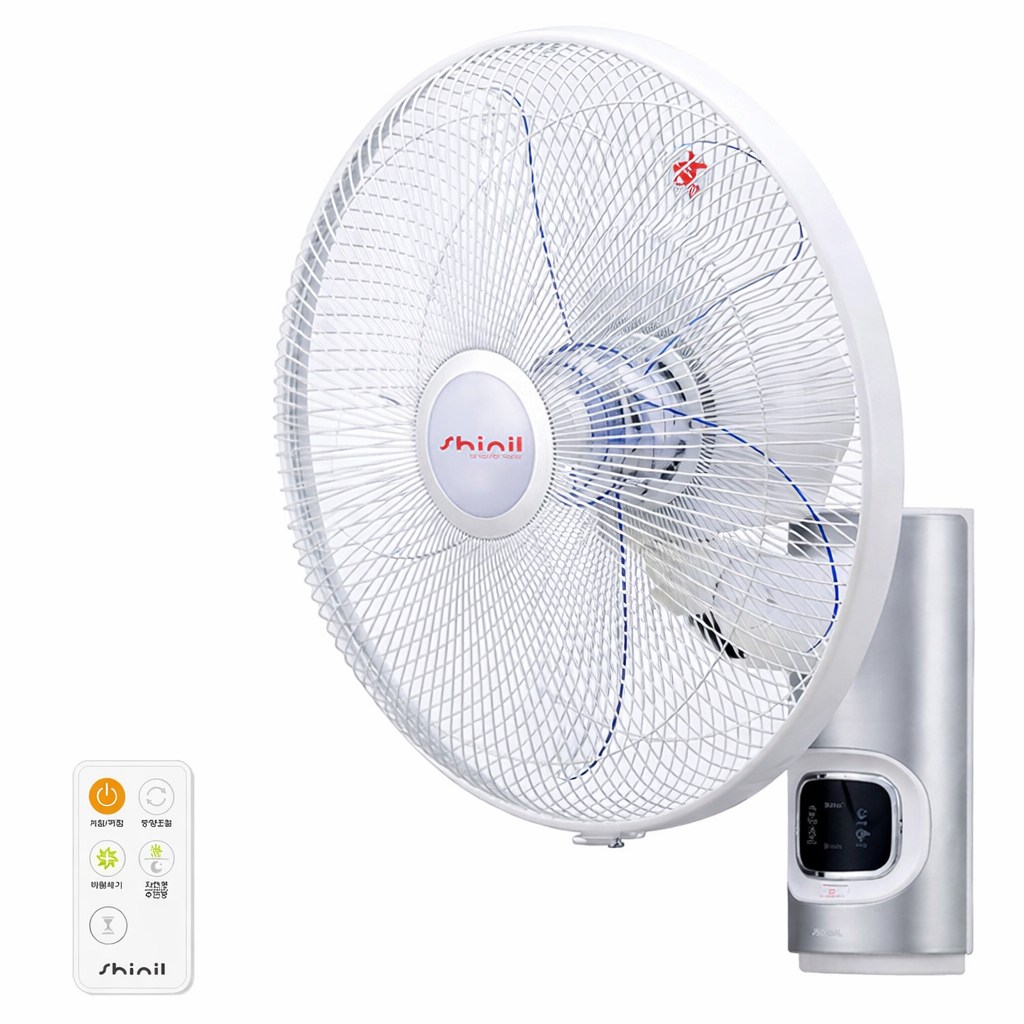 신일 벽걸이형 선풍기 5엽날개 리모컨 수면풍 타이머 3단 바람세기 SIF-16SREM 95,000원