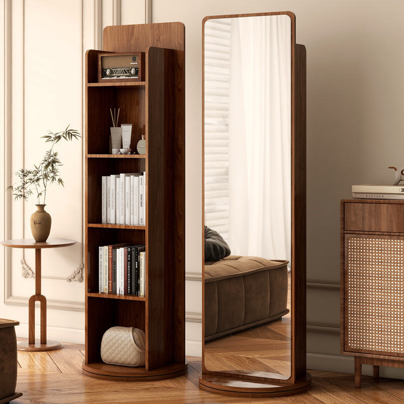 전신거울 책장 360도 양쪽  회전 전신거울 스탠드거울 75,000원