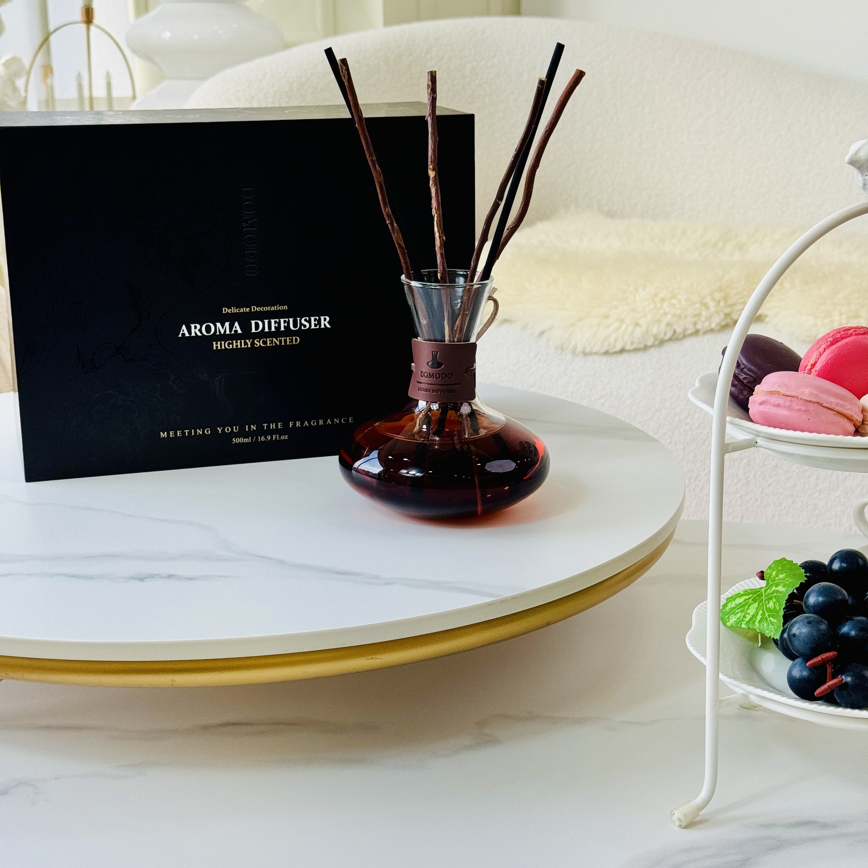 도모도 럭셔리 프리미엄 디퓨저 연말 집들이 선물용 인테리어 소품, 1개, 에센자 퍼퓸(아쿠아 디 파르마type) 99,000원