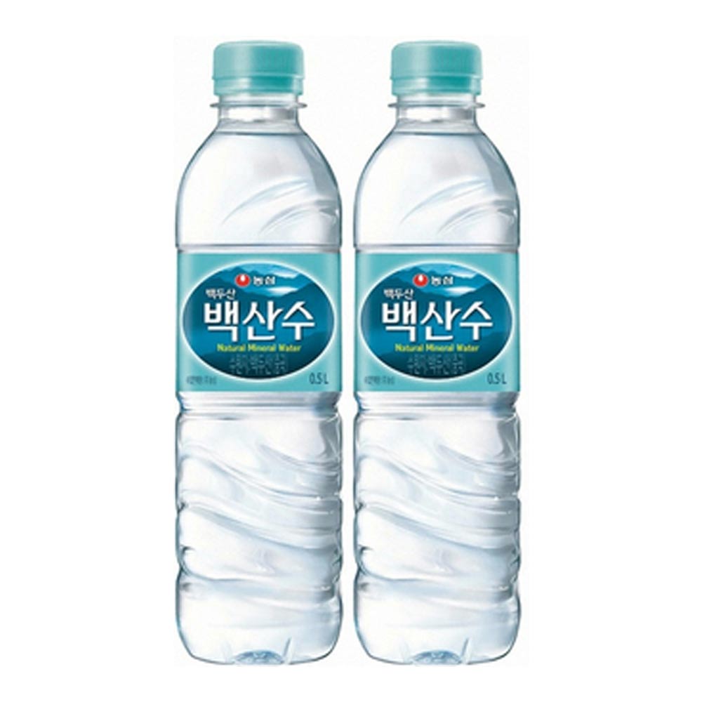 농심 백두산 백산수 500mL x 40병 생수 물 0.5리터 ( 라벨 / 무라벨 랜덤발송) 40개, 40개, 500ml 10,740원