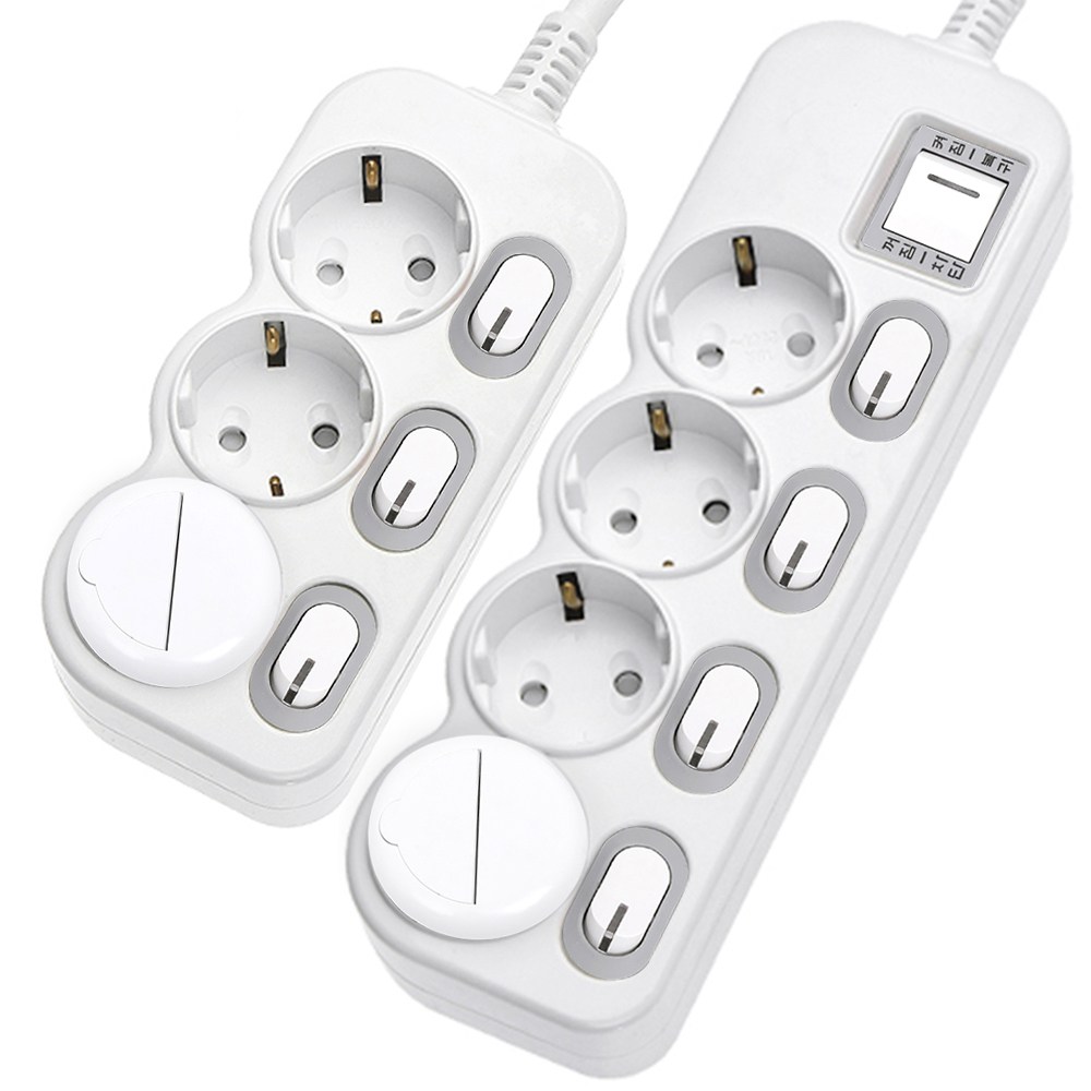 에코파워탭 LED 스위치 개별 절전 멀티탭 4구 EPM-L304SS + 3구 EPM-L203 + 안전 커버 2p 19,900원