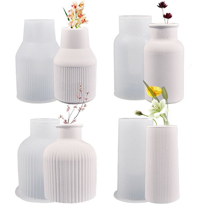 [드그라쎄] 실리콘몰드 - 화병 4종 실리콘몰드 레진 아트 공예 석고방향제 7,500원