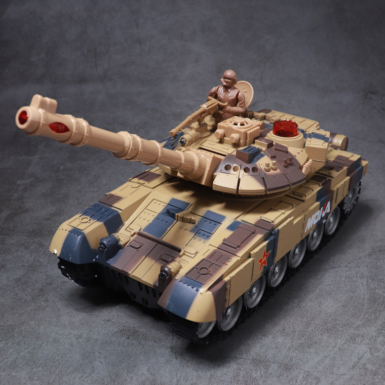 A6 레오파드 배틀게임 탱크RC 무선조종 알씨카 2.4Ghz 탱크2대로 게임을 할수있어요, 브라운, 1개 42,900원