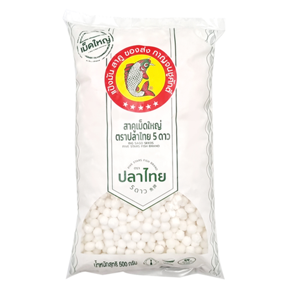 물고기표 화이트사고펄 타피오카펄 빅사이즈(화이트) 1,000원