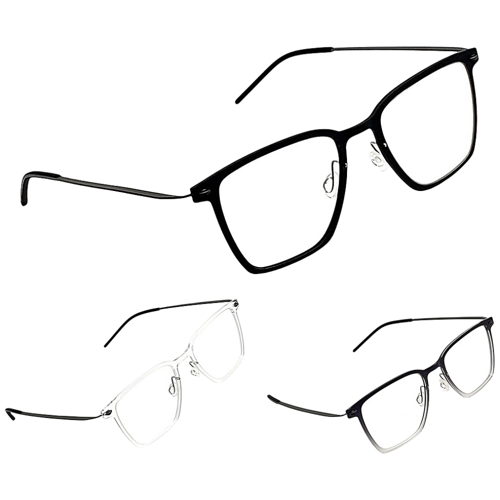 [오늘발송] EYES ONE 티타늄 안경테 사각 스퀘어 남자 여자 가벼운 명품 초경량 뿔테 안경 99,000원