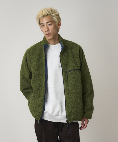 [국내매장판] 그라미치 플리스 후리스 리버시블 셰르파 자켓 Olive / Dusty Navy 564509 326,200원