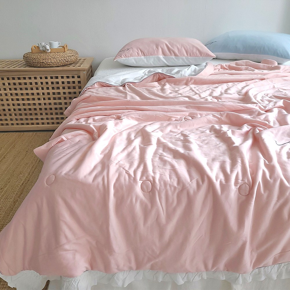 사랑스러운 핑크 아이스셀 쿨링 냉감섬유 로얄홈 오싹 기능성 여름 슈퍼싱글 이불 냉장고패드 67,500원