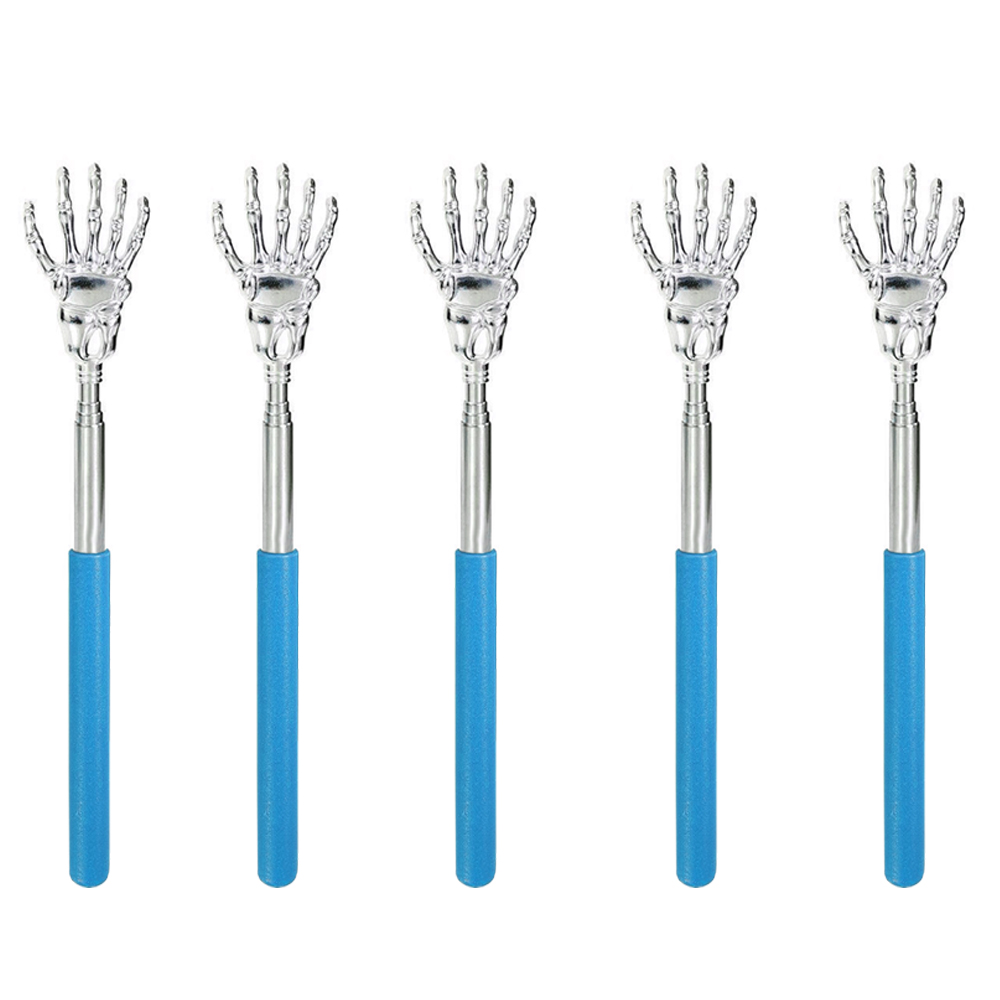 스텐 안테나 휴대용 4단 접이식 효자손 F타입, 블루, 5개 5,770원