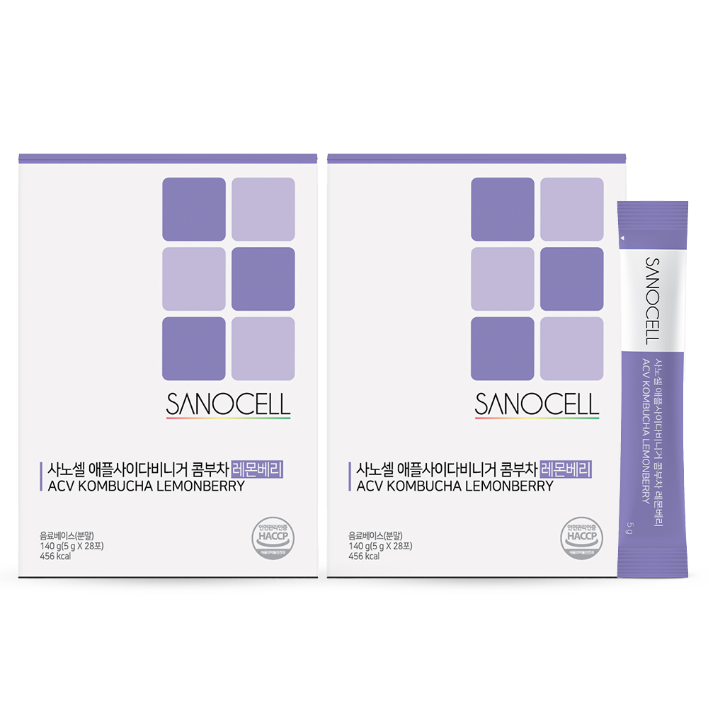 사노셀 애플사이다비니거 콤부차 레몬베리, 5g, 2박스, 28개입 49,900원