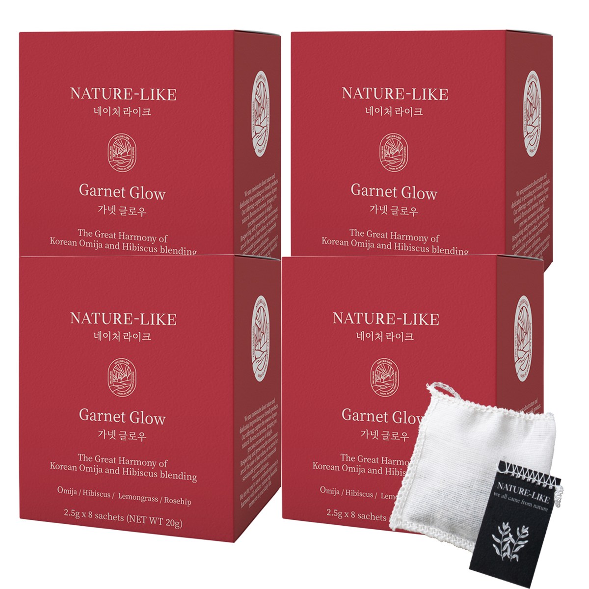네이처라이크 가넷글로우 _국산오미자 히비스커스 상큼 유기농 순면 티백 잎차 미세플라스틱NO 항산화 노화예방 스트레스 긴장완화 프리미엄 유기농 퓨어 히비스커스티 허브티 67,000원