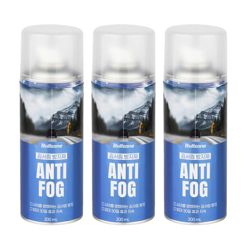 [백화점정품]   불스원 안티포그 김서림 방지제 300ml 3개 자동차용품, 차량용 51,090원
