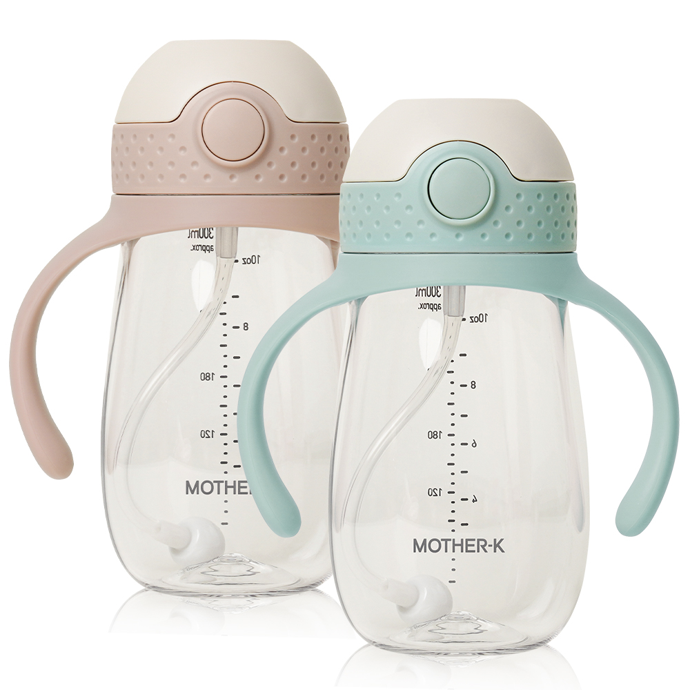 마더케이 유아용 허그 추 빨대컵 2종 세트, 300ml, 1세트, 핑크베이지 + 민트 27,390원