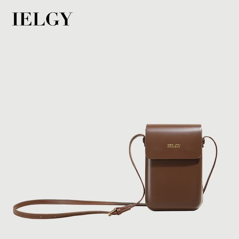 IELGY 심플한 디자인의 세로형 동전 지갑으로, 휴대폰도 수납 가능하며 레트로 스타일의 남녀공용 목걸이 스트랩 미니 크로스백입니다 21,460원