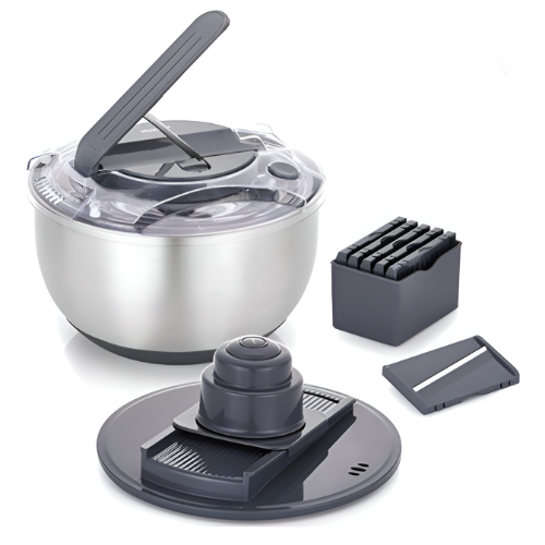 무디타 프로페셔널 304 스텐 믹싱볼 야채 탈수기 5L + 만능 채칼 6종 세트 86,900원