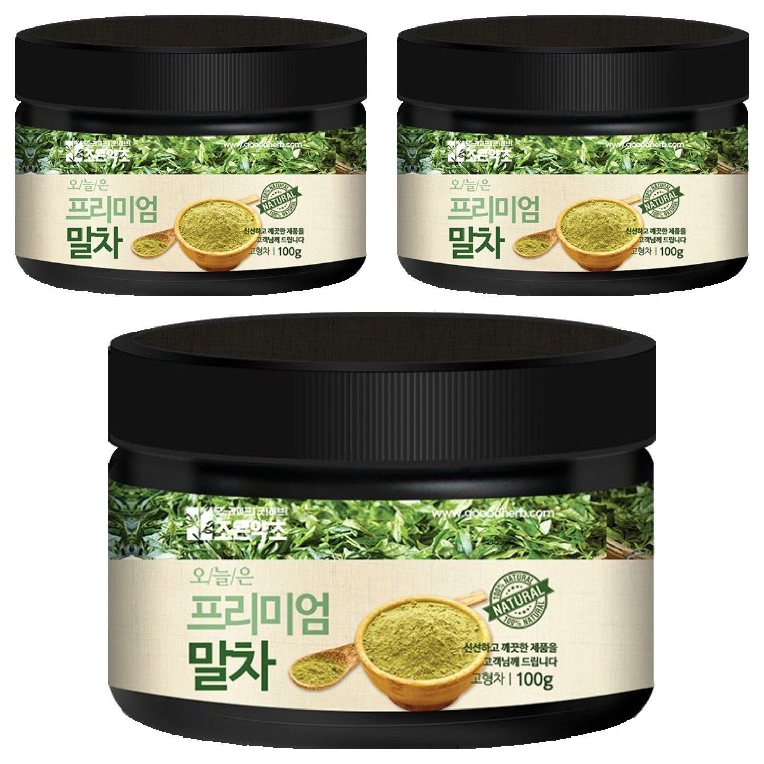 오늘은 프리미엄 말차, 100g, 3개, 1개입 34,210원