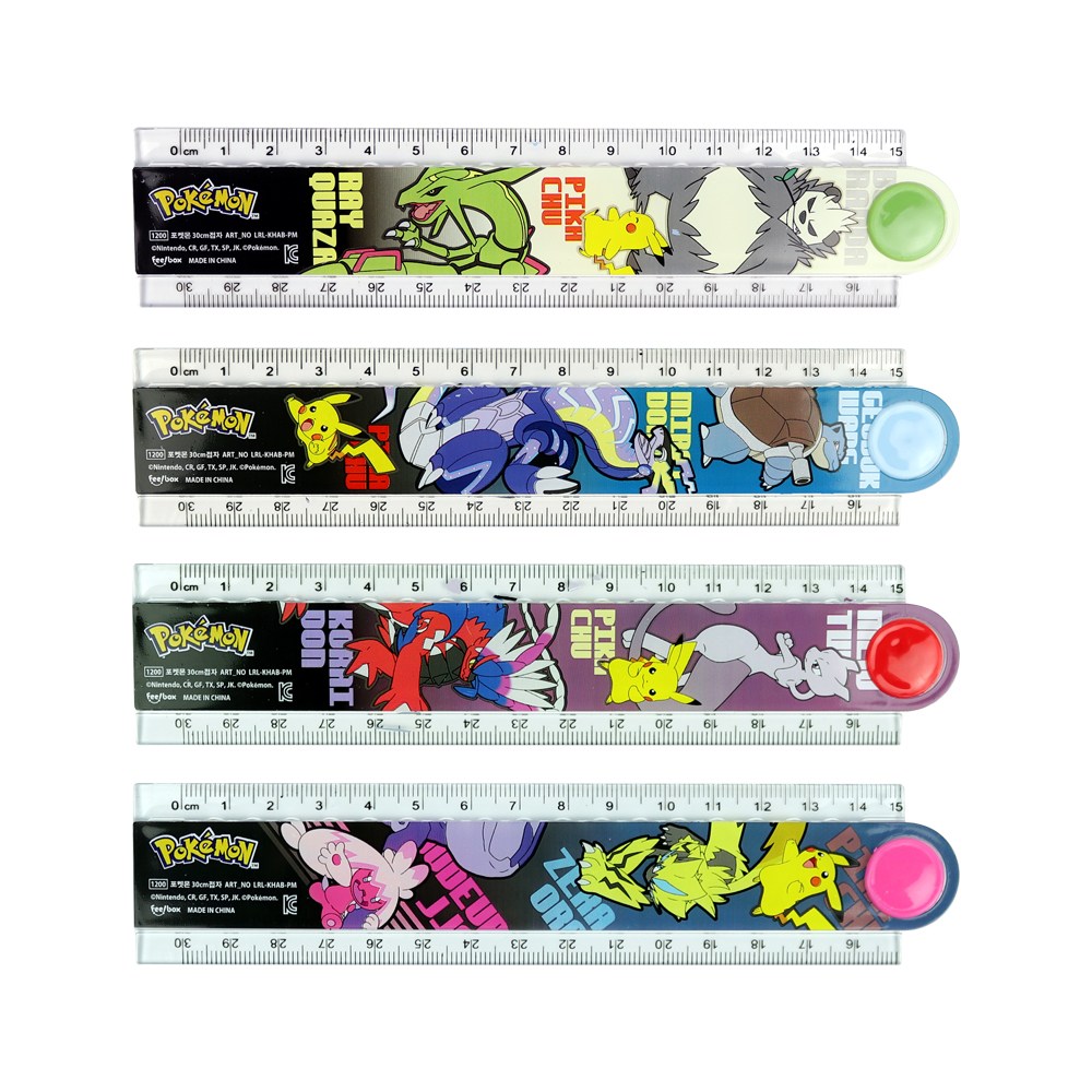 포켓몬스터 30cm 스마트접자 포켓몬 어린이 방안 폴딩 자 학용품 문구 [엘리빅마켓] 6,800원