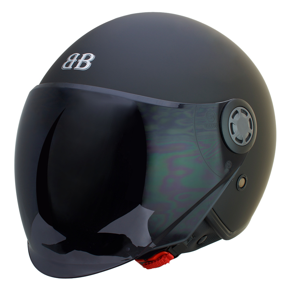 벤시 오토바이 헬멧 Y-2 썬바이저 내장 유럽ECE인증 오픈페이스 내피분리 블루투스 장착 가능, 무광블랙 36,000원