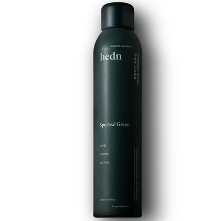 hedn 퍼퓸 스프레이 바디로션 스포틸 그린, 250ml, 1개 26,300원