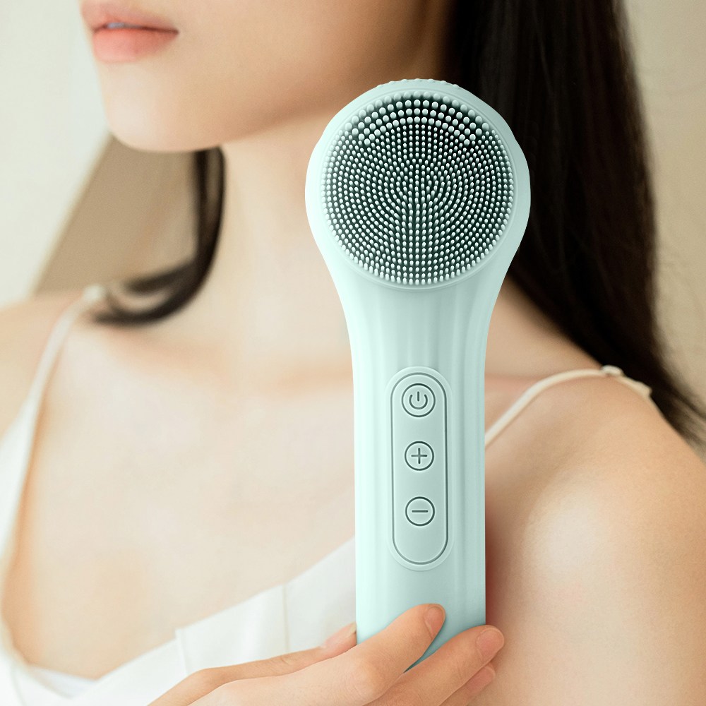 LOMESO 진동클렌저 실리콘 브러시 세안 전동 클렌저 온열 얼굴클렌징기계 19,100원