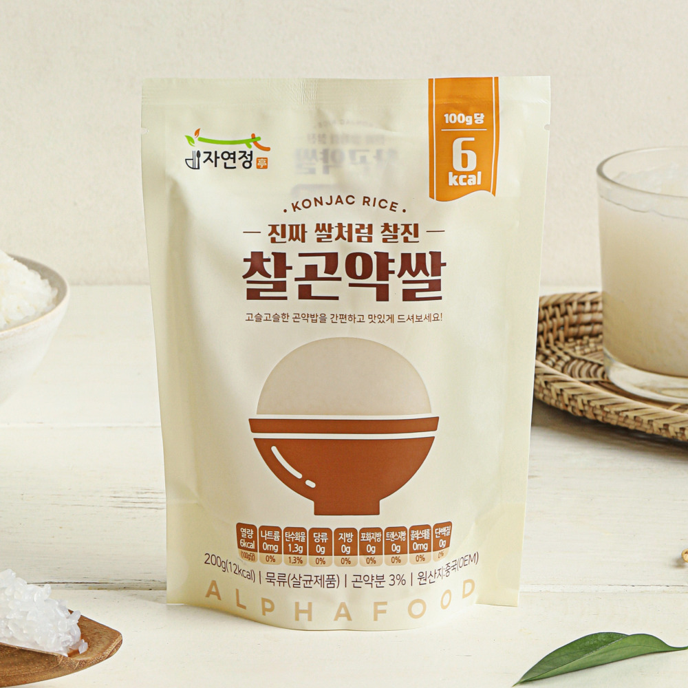 자연정 찰곤약쌀, 200g, 10개 14,300원