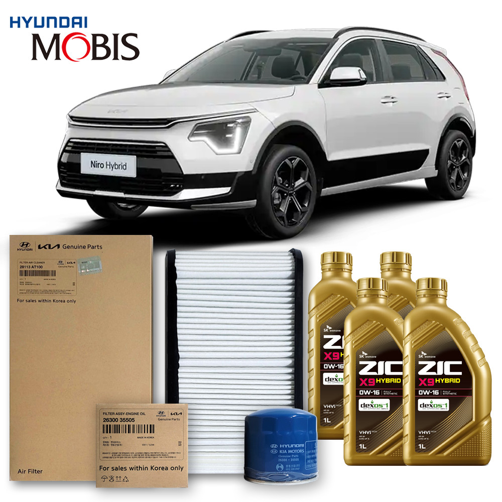 디올뉴 니로 2세대 하이브리드전용 (22-년식) 순정필터+지크오일 0W16, 1개 107,160원