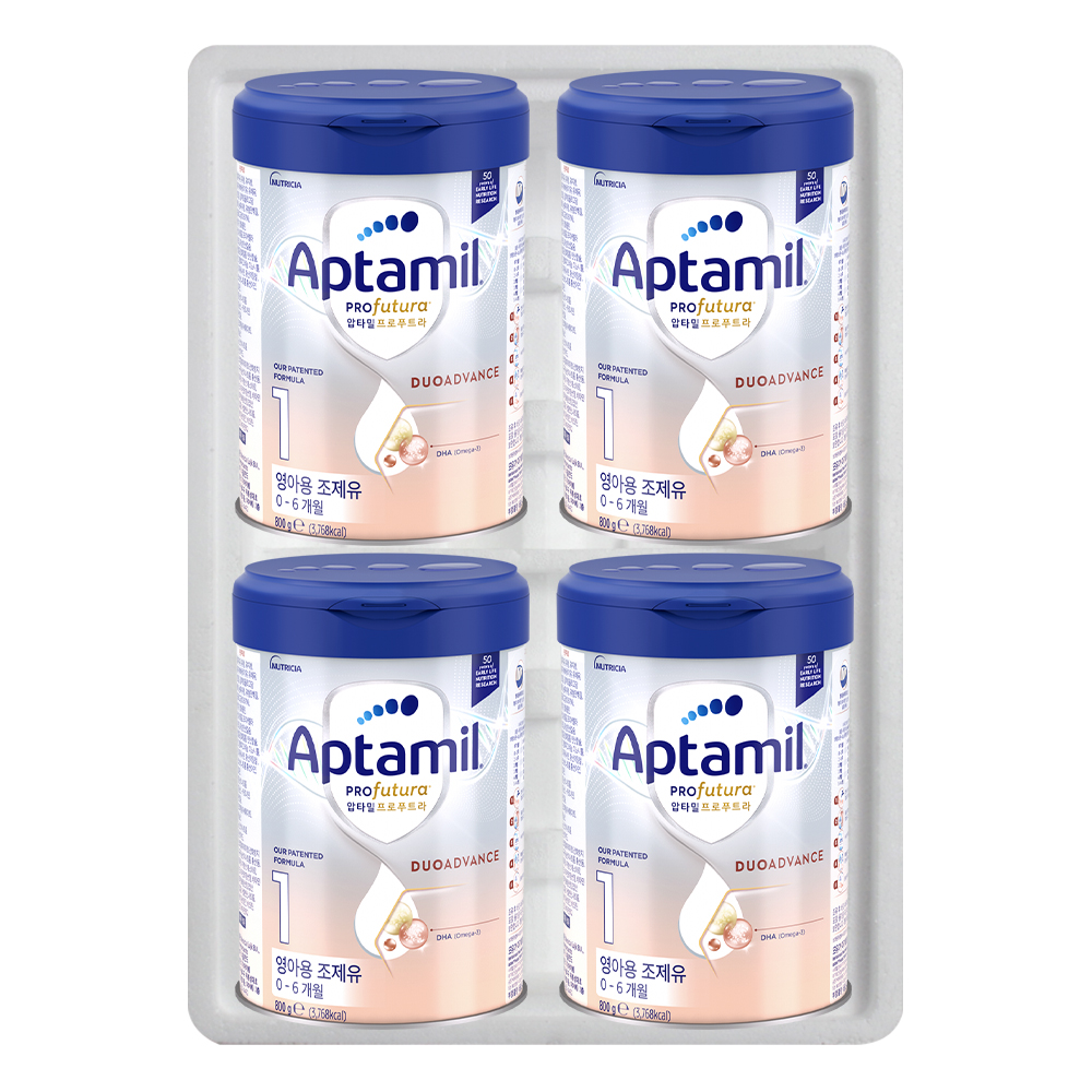 압타밀 프로푸트라 듀오어드밴스 분유 1단계, 800g, 4개 190,000원