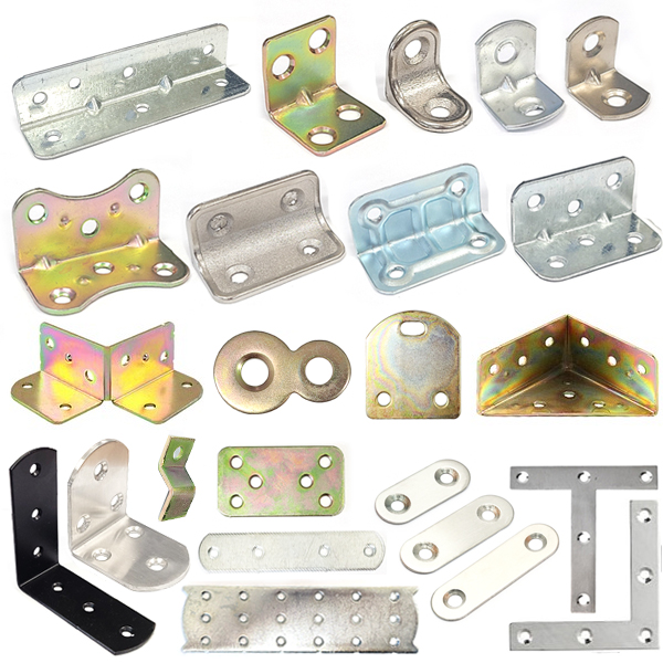 철물의민족 DIY 꺽쇠 평철 코너철 스텐 선반대 ㄱ자 L자 타원 연결 가구 브라켓 철물 경첩, 1개 200원