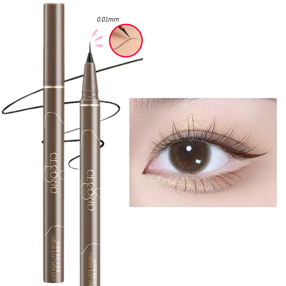 제니로이드 초초슬림 아이라이너 0.01mm 초정밀 펜슬 워터프루프 번짐방지 초보자용 얇은 아이라인, 1개, 02# 모카 브라운 10,900원